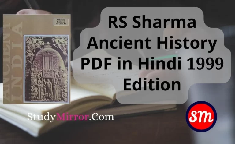 RS Sharma Ancient History PDF in Hindi